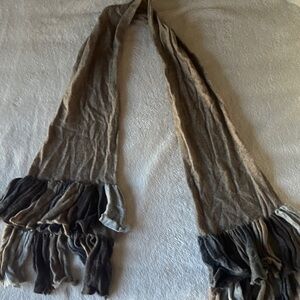 Chic Brown and Gray Scarf